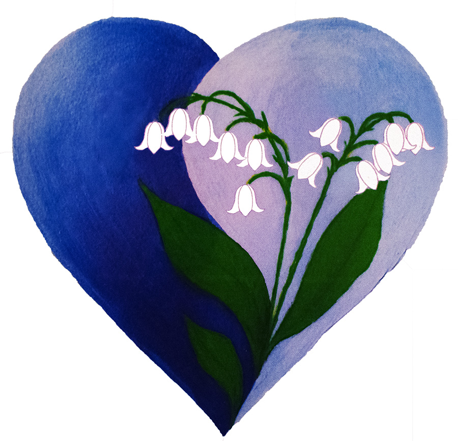 Lily of the Valley Heart