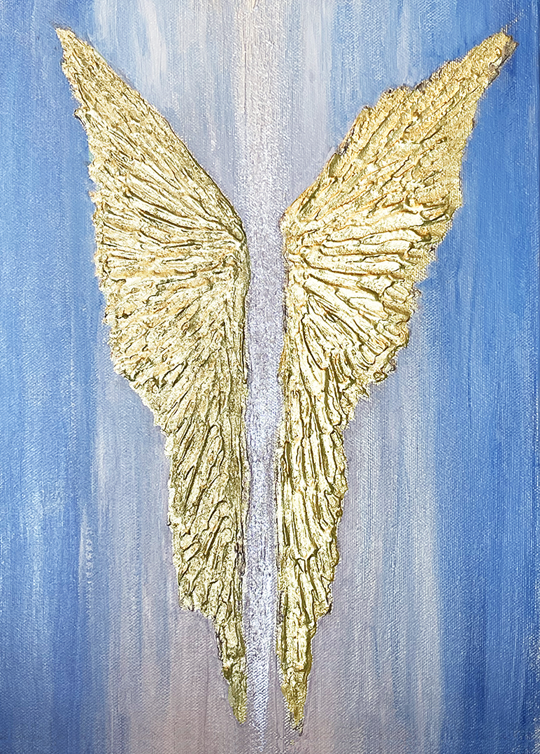Golden Angel Wings